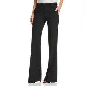 THEORY Wool-Blend Flared Pants Size 0